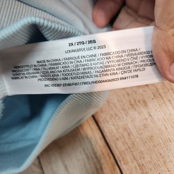 NWT Loungefly Disney Sweatshirt Adult 2X Sleeping Beauty Castle Fairies Hoodie - Picture 11 of 16